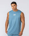 Muscle Nation Tank Tops Throwback Training Tank - Pale Thunder