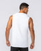 Muscle Nation Tank Tops Throwback Training Tank - White