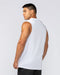 Muscle Nation Tank Tops Throwback Training Tank - White