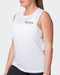Muscle Nation Tank Tops Worldwide Drop Arm Tank - White