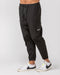 Muscle Nation Track Pants Tapered Cargo Pants - Vintage Black