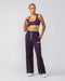 Muscle Nation Track Pants Timeless Wide Leg Trackies - Midnight Plum