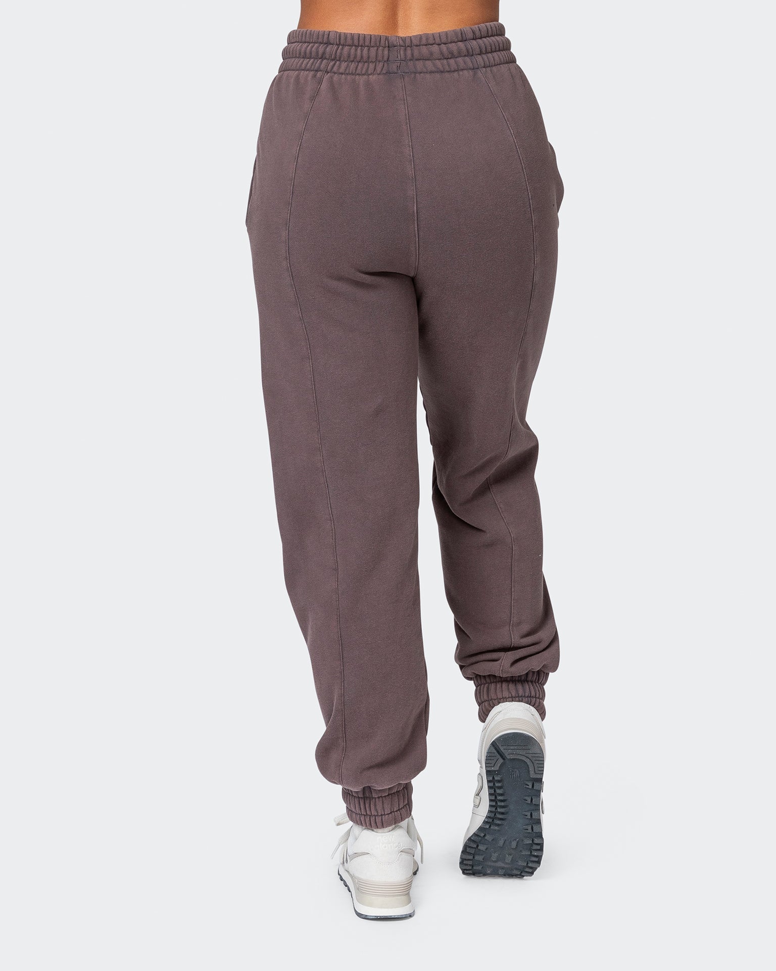 Muscle Nation Track Pants Vintage Lounge Trackpants - Washed Peppercorn