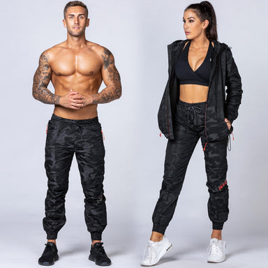 Muscle Nation Tracksuits Unisex Tracksuit Pants - Black Camo