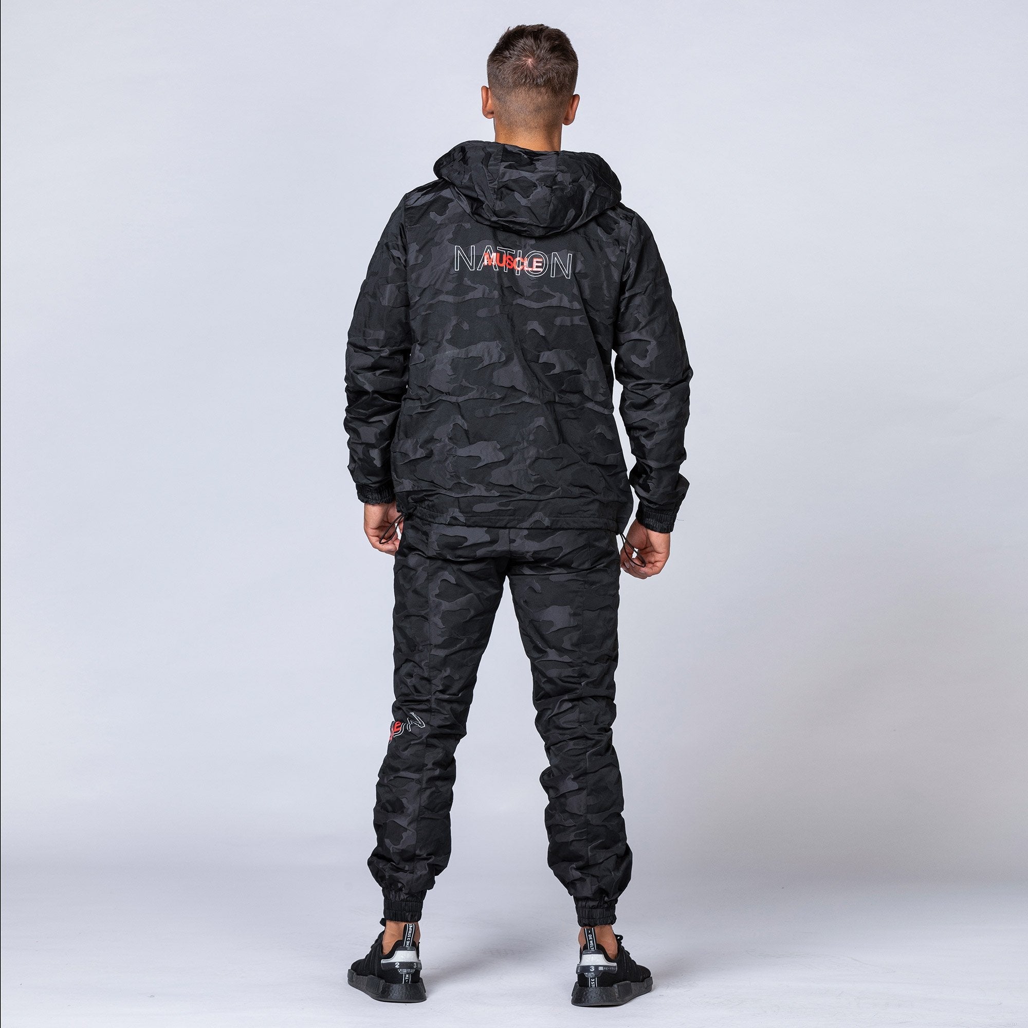 Muscle Nation Tracksuits Unisex Tracksuit Pants - Black Camo
