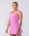 Muscle Nation Unitard MN x Em King Aura Dress - Fondant Pink