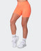 musclenation Bike Shorts Signature Scrunch Bike Shorts - Hot Coral