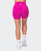 musclenation Bike Shorts Signature Scrunch Bike Shorts - Neon Grape