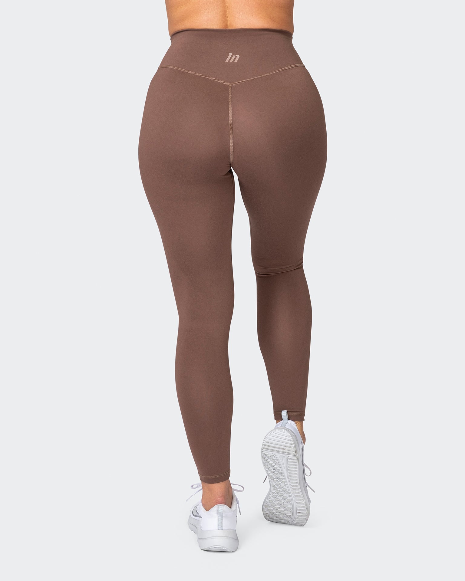 musclenation Gym Leggings Zero Rise Everyday Ankle Length Leggings - Fudge
