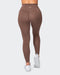 musclenation Gym Leggings Zero Rise Everyday Ankle Length Leggings - Fudge