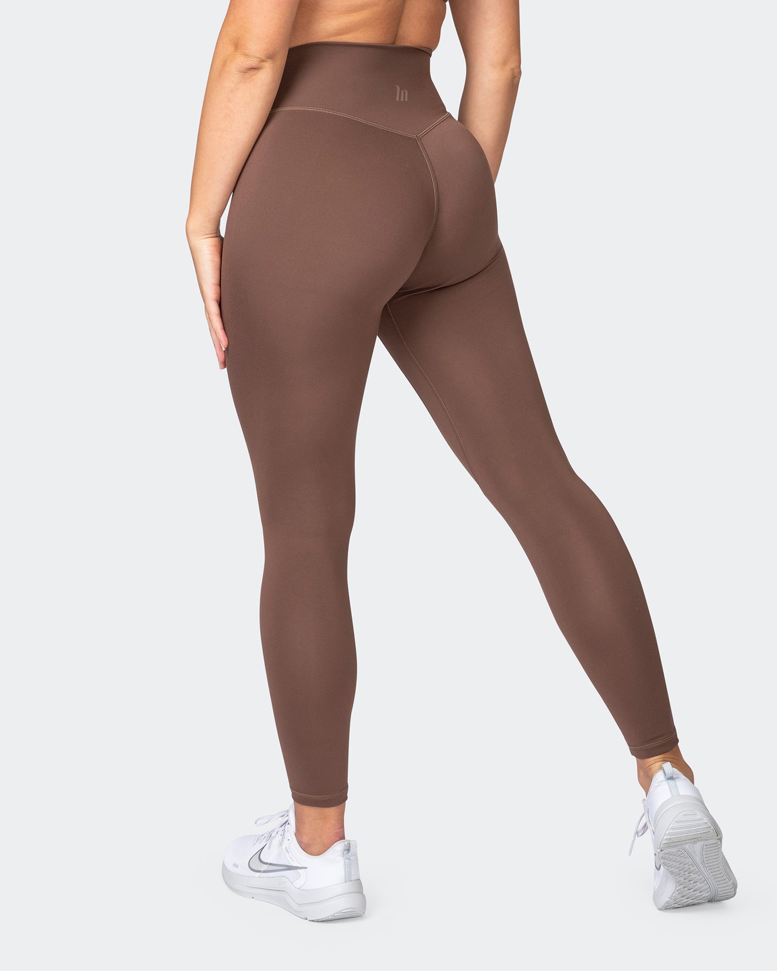 musclenation Gym Leggings Zero Rise Everyday Ankle Length Leggings - Fudge