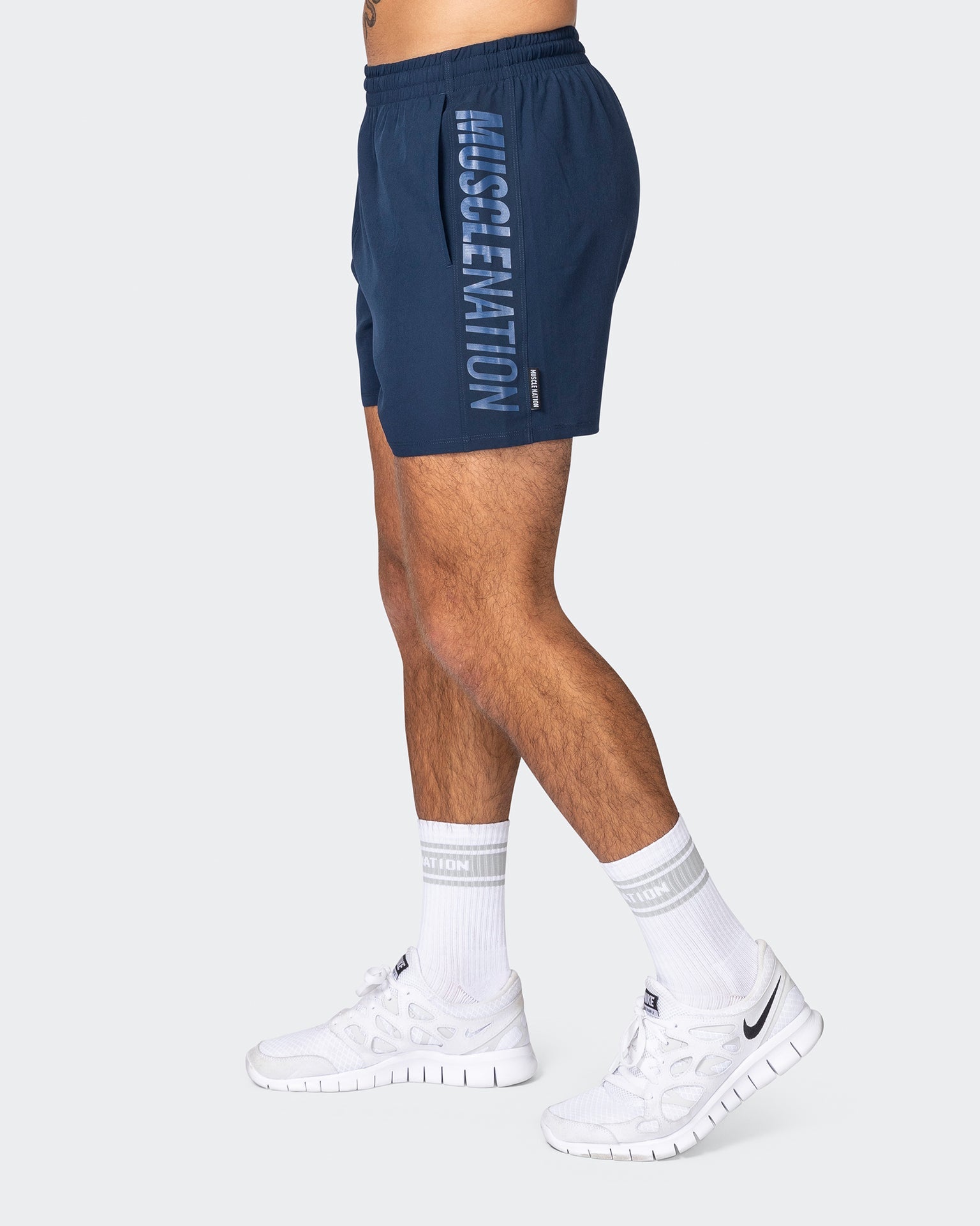 musclenation Gym Shorts Function 4" Shorts - Navy