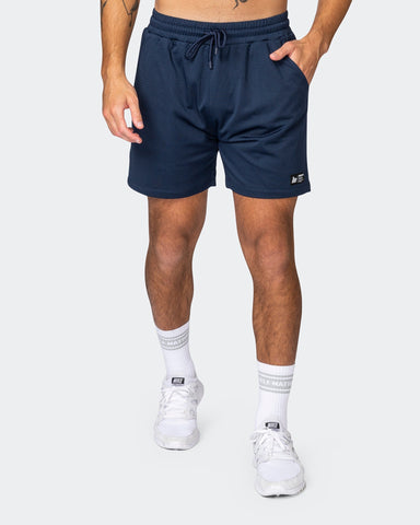 musclenation Gym Shorts Lay Up 5" Shorts - Navy