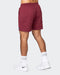 musclenation Gym Shorts Lay Up 5" Shorts - Wine
