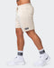 musclenation Gym Shorts Lay Up Shorts - Cream