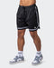 musclenation Gym Shorts Mens 5" Basketball Shorts - Black
