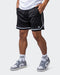 musclenation Gym Shorts Mens 5" Basketball Shorts - Black