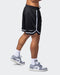 musclenation Gym Shorts Mens 5" Basketball Shorts - Black