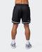 musclenation Gym Shorts Mens 5" Basketball Shorts - Black