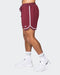 musclenation Gym Shorts Mens 5" Basketball Shorts - Wine