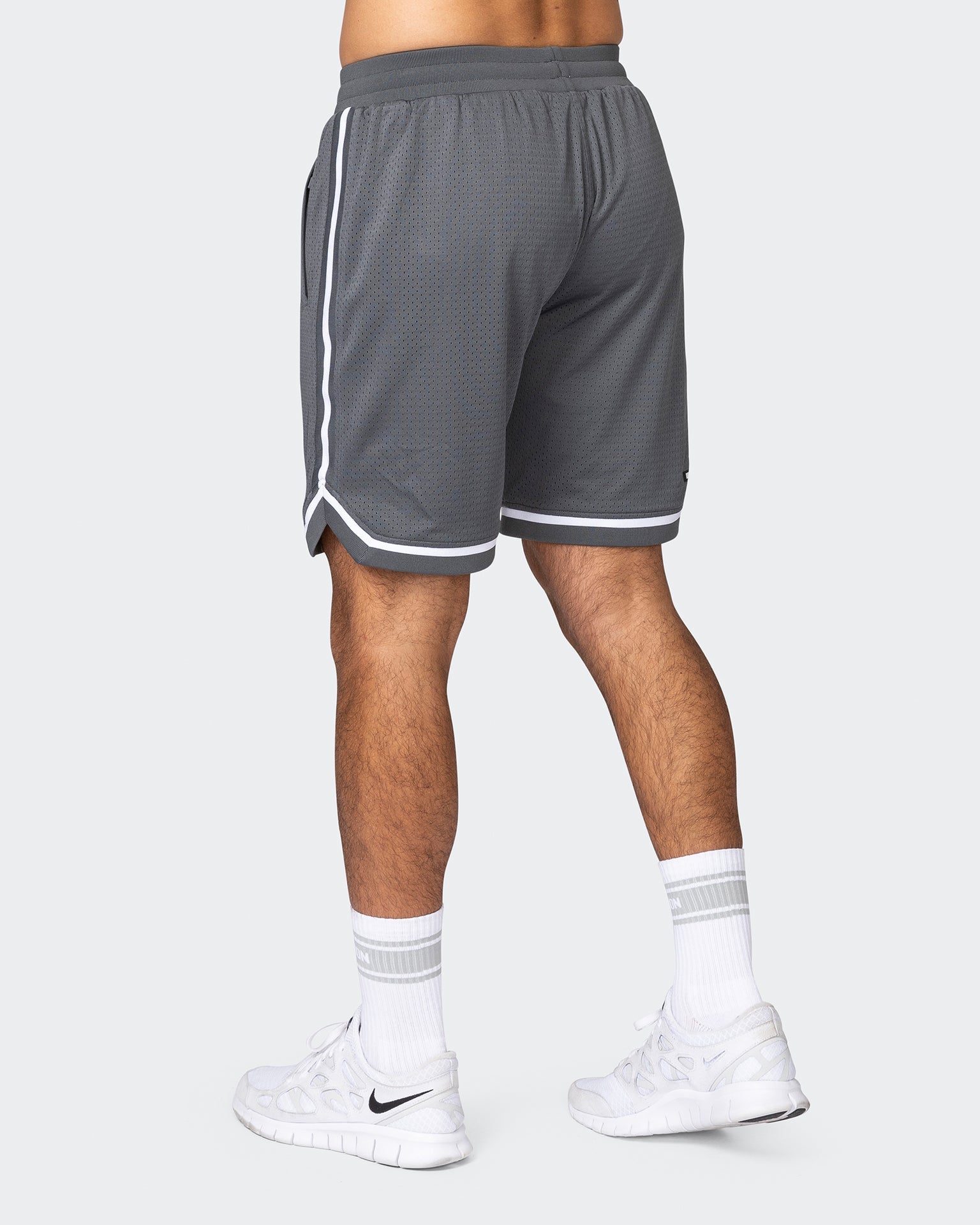 musclenation Gym Shorts Mens 8" Basketball Shorts - Tornado