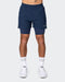 musclenation Gym Shorts Vigour Training 3" Shorts - Navy