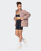 musclenation Jacket Womens Staple Oversized Puffer Jacket - Praline