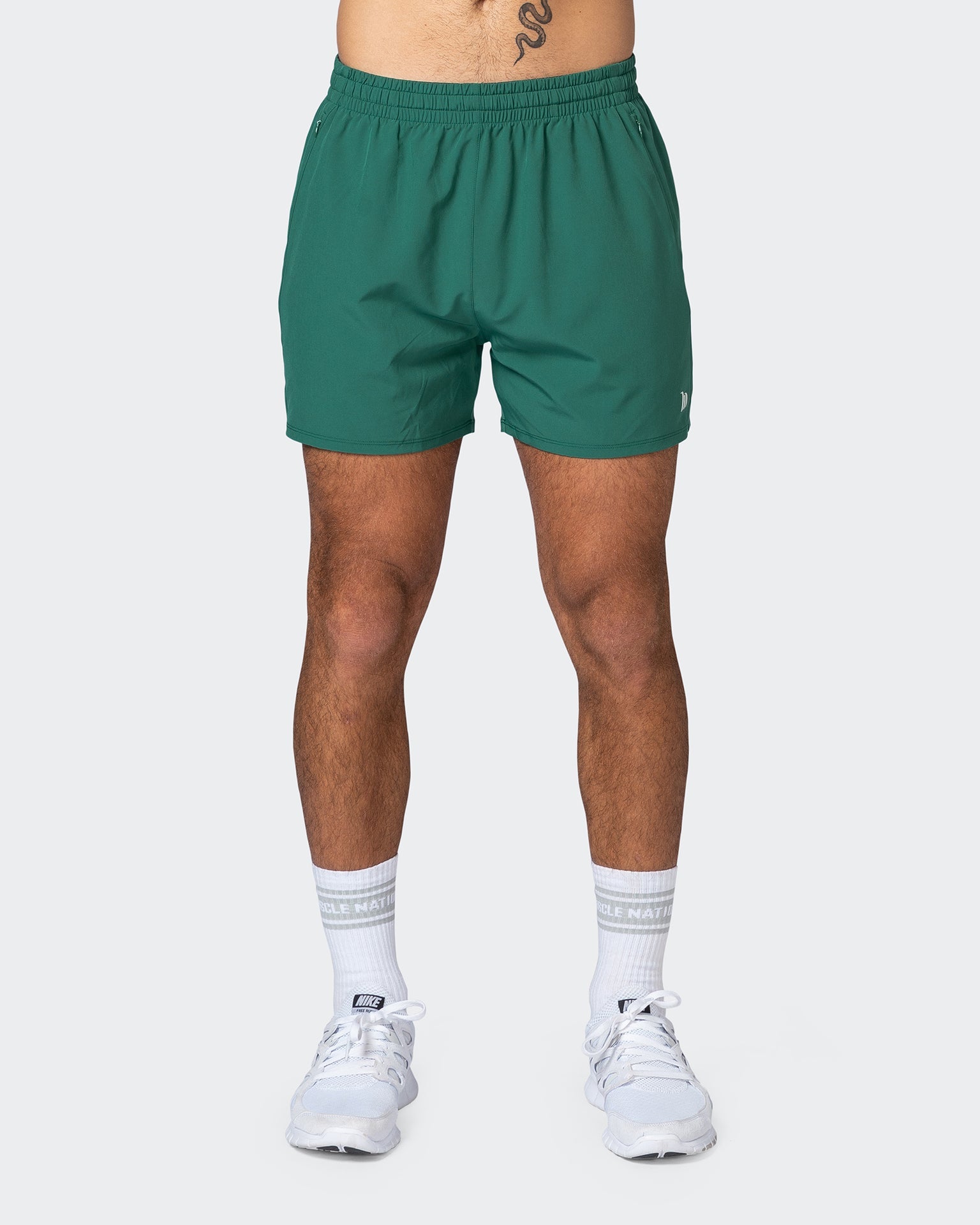 musclenation Shorts New Heights 4" Shorts - Antique Green