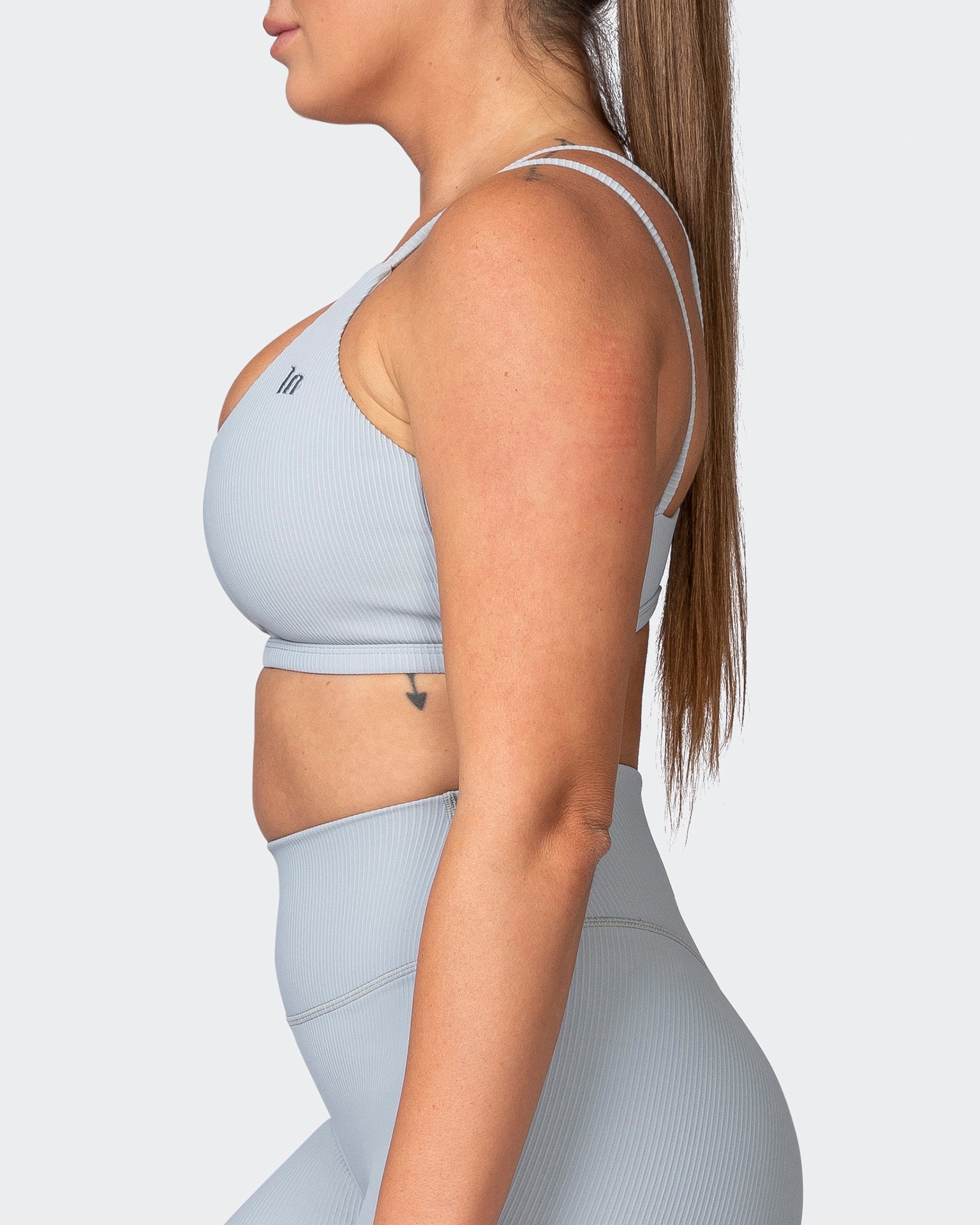 musclenation Sports Bras All Day Rib Bralette - Oyster