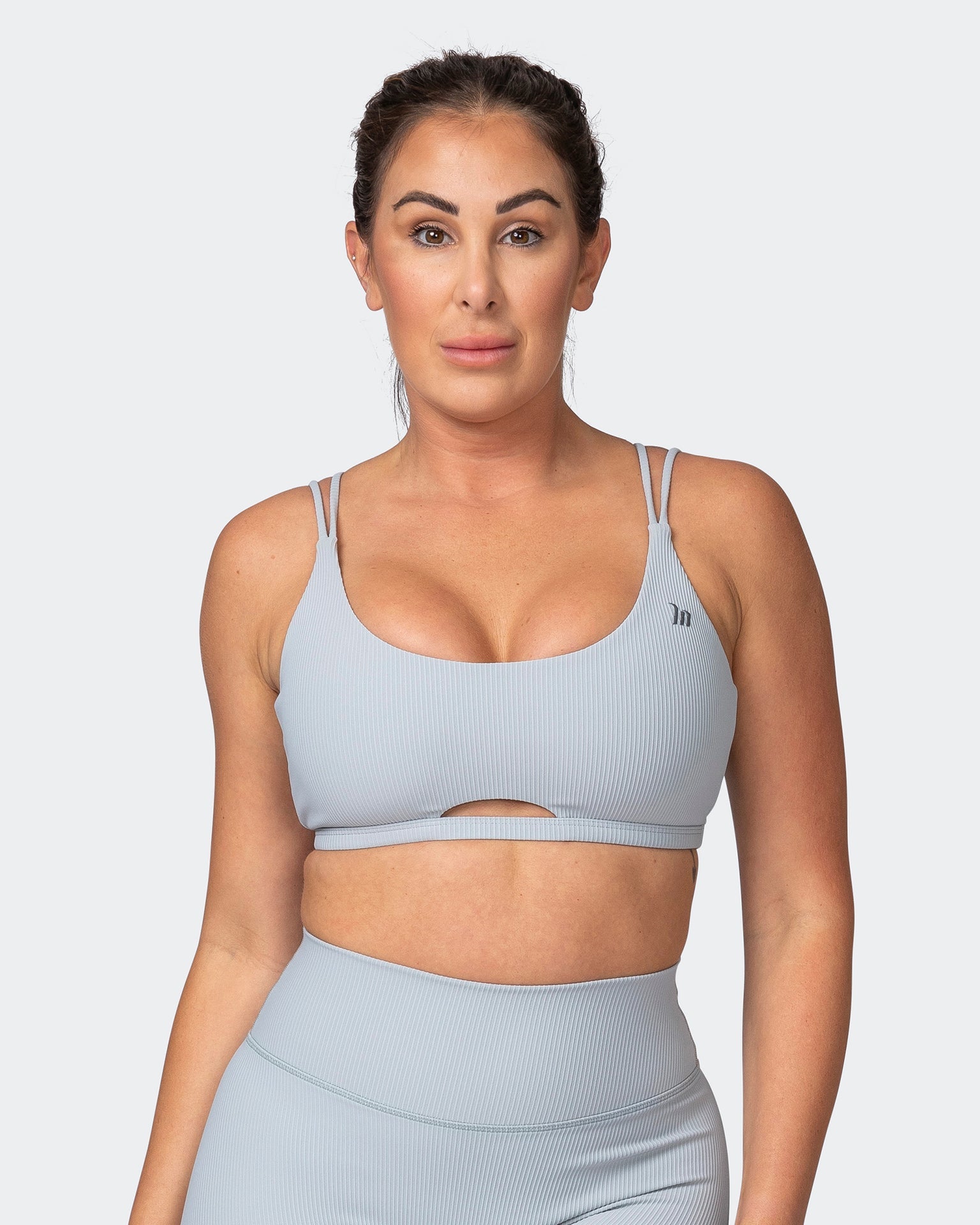musclenation Sports Bras All Day Rib Bralette - Oyster