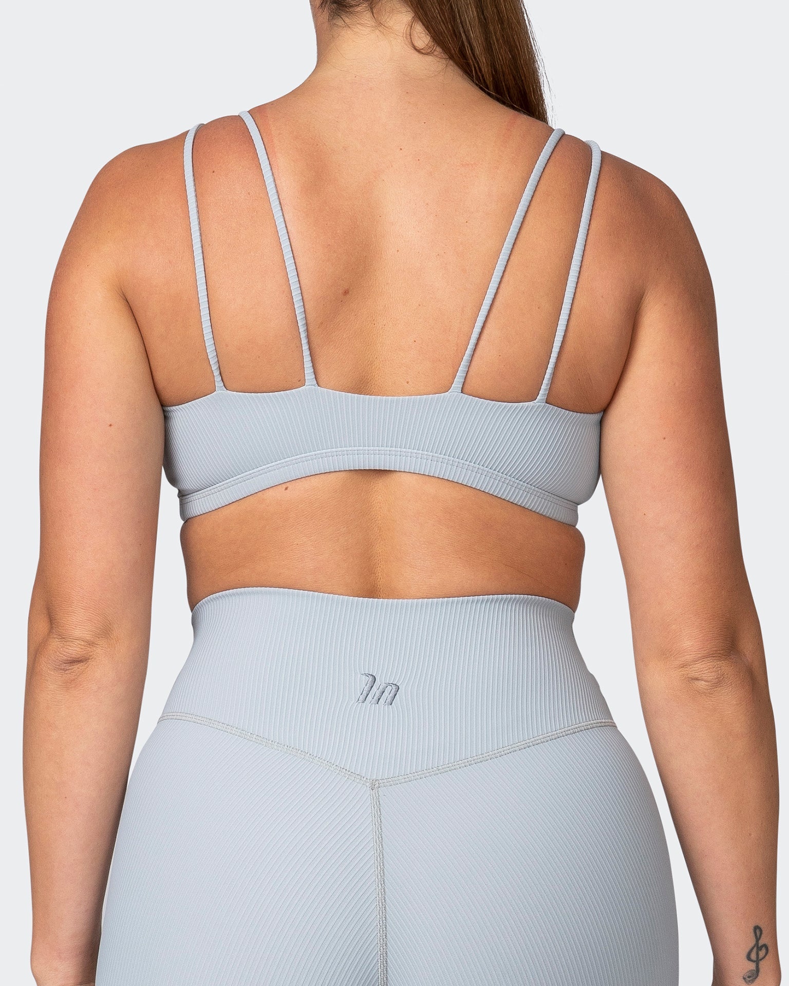 musclenation Sports Bras All Day Rib Bralette - Oyster