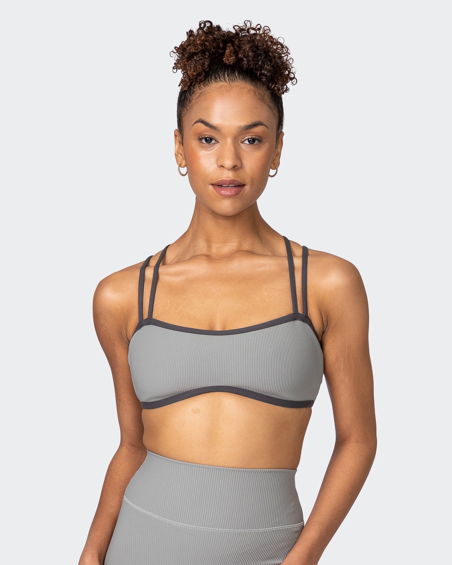 musclenation Sports Bras Curves Rib Bralette - Zinc
