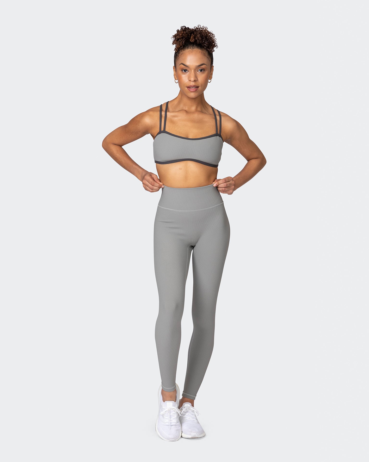 musclenation Sports Bras Curves Rib Bralette - Zinc