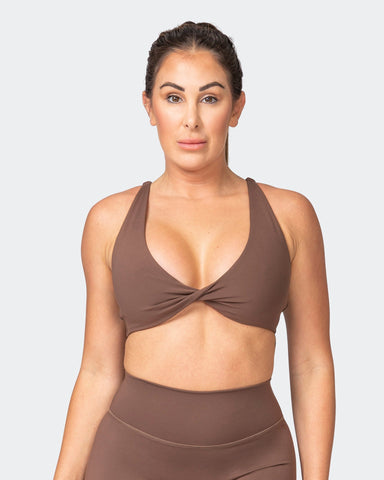 musclenation Sports Bras Demi Bralette - Fudge