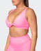 musclenation Sports Bras Demi Bralette - Shocking Pink