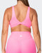 musclenation Sports Bras Demi Bralette - Shocking Pink