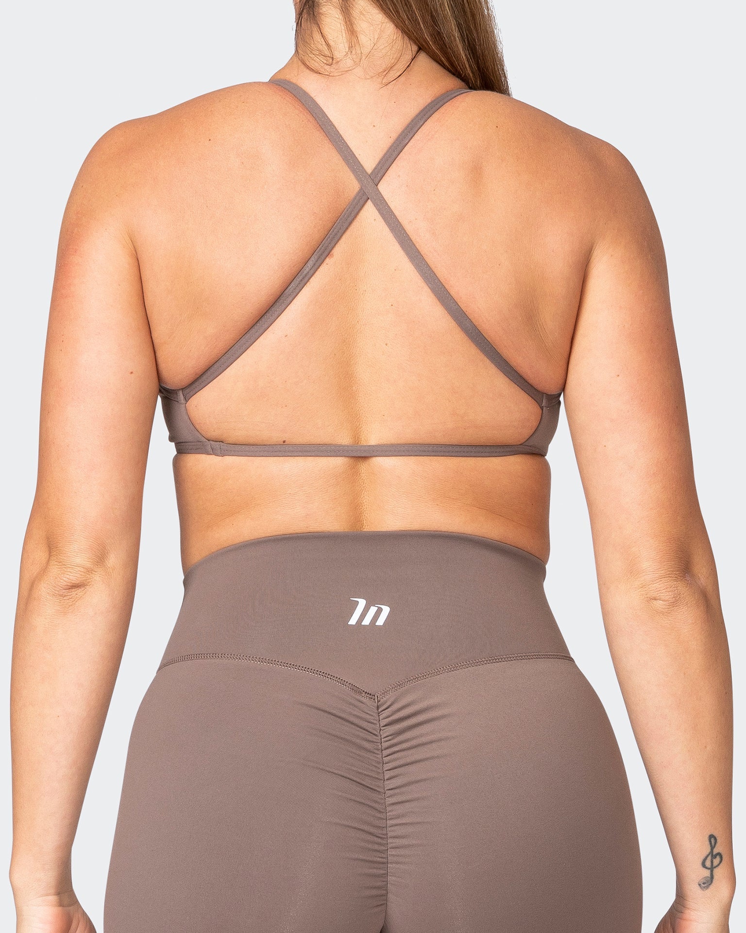 musclenation Sports Bras Essence Bralette - Taupe