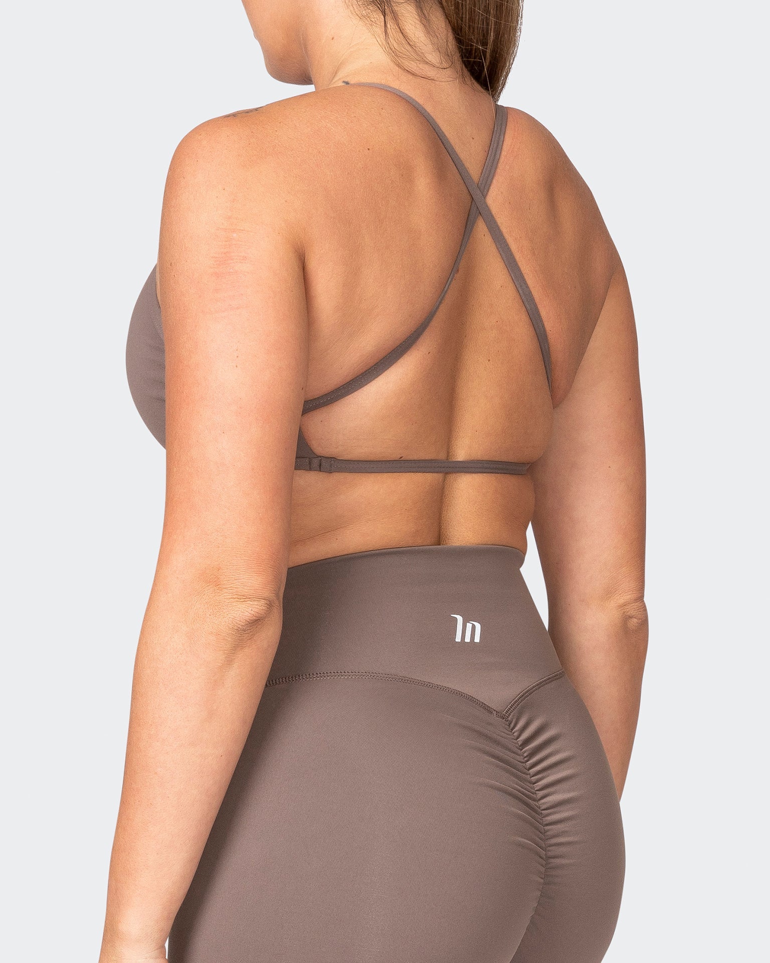 musclenation Sports Bras Essence Bralette - Taupe