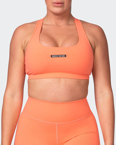 musclenation Sports Bras Flex Bra - Hot Coral
