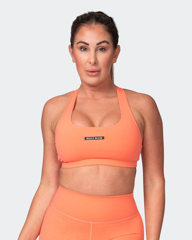 musclenation Sports Bras Flex Bra - Hot Coral