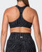 musclenation Sports Bras Flex Bra - Monochrome Zebra Print