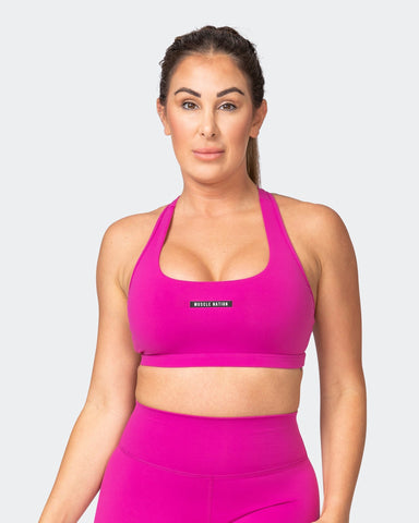 musclenation Sports Bras Flex Bra - Neon Grape