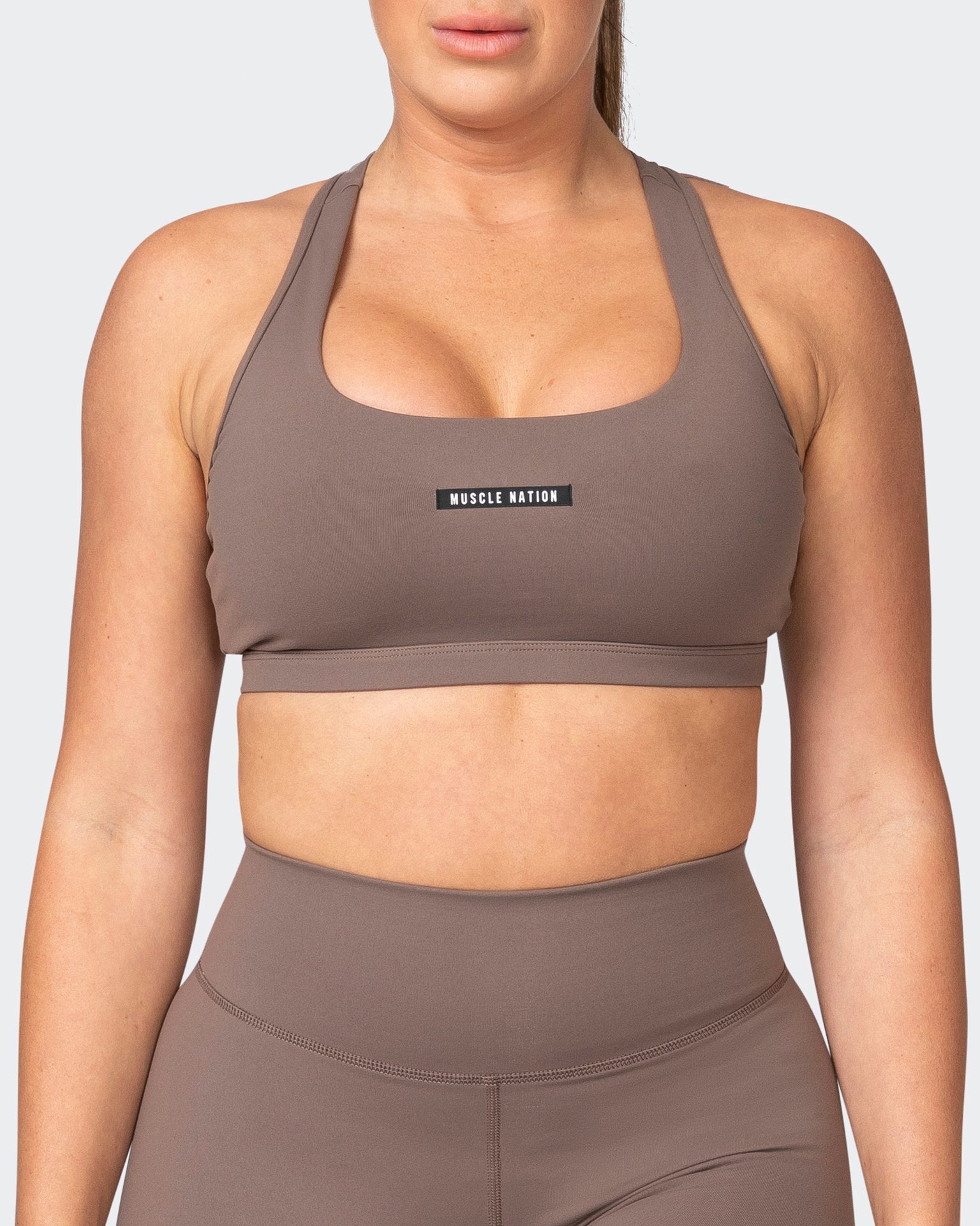 musclenation Sports Bras Flex Bra - Taupe