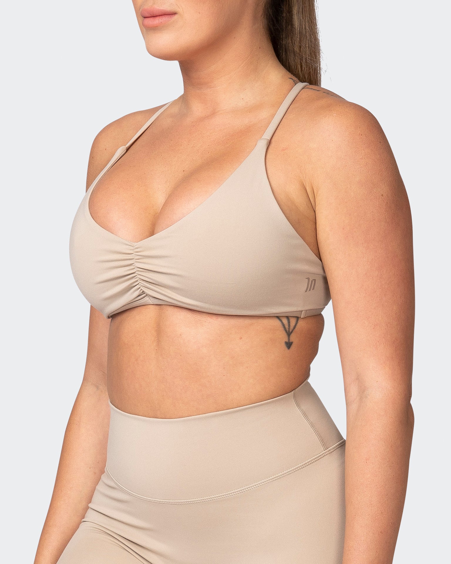 musclenation Sports Bras Millie Bralette - Bone
