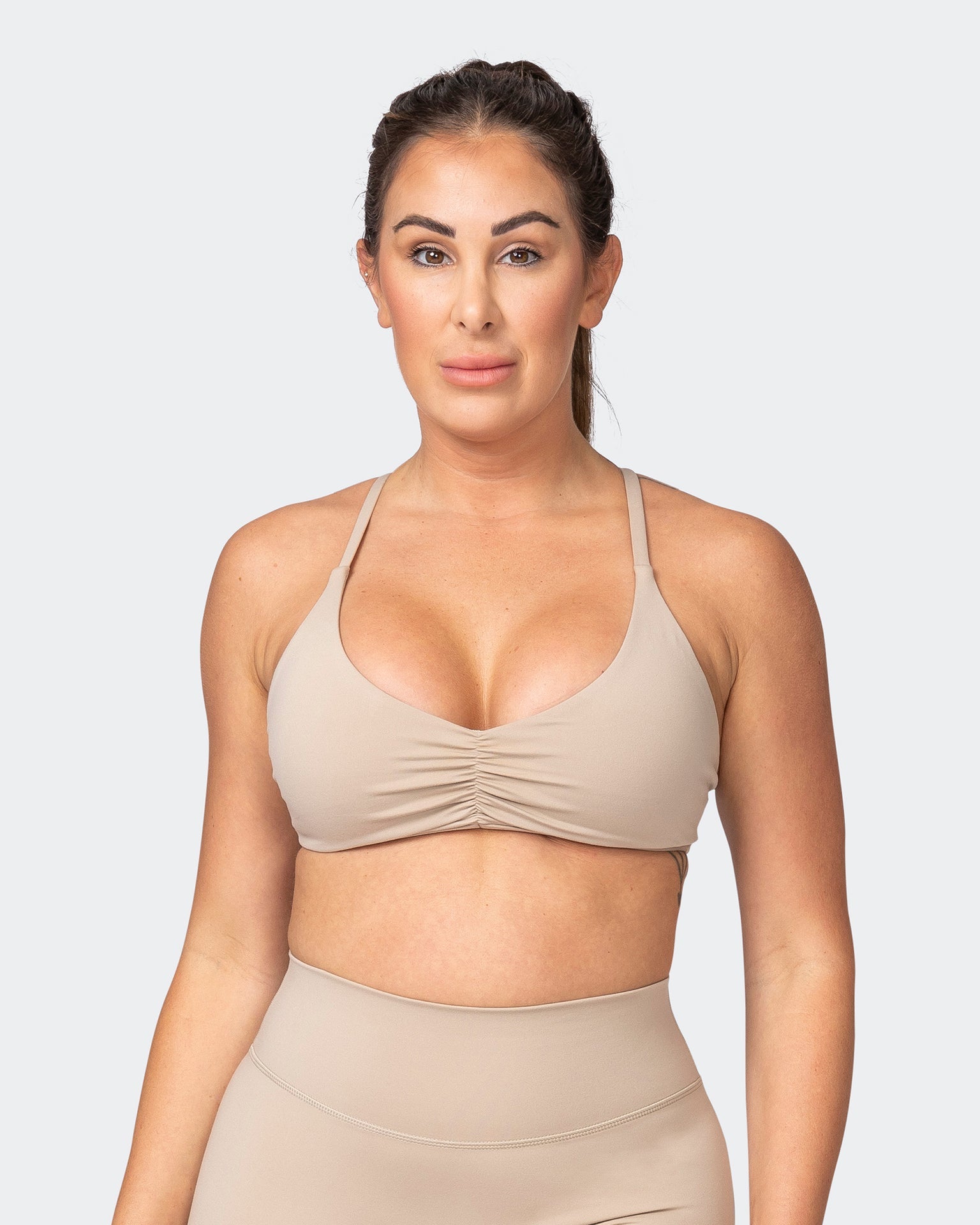 musclenation Sports Bras Millie Bralette - Bone