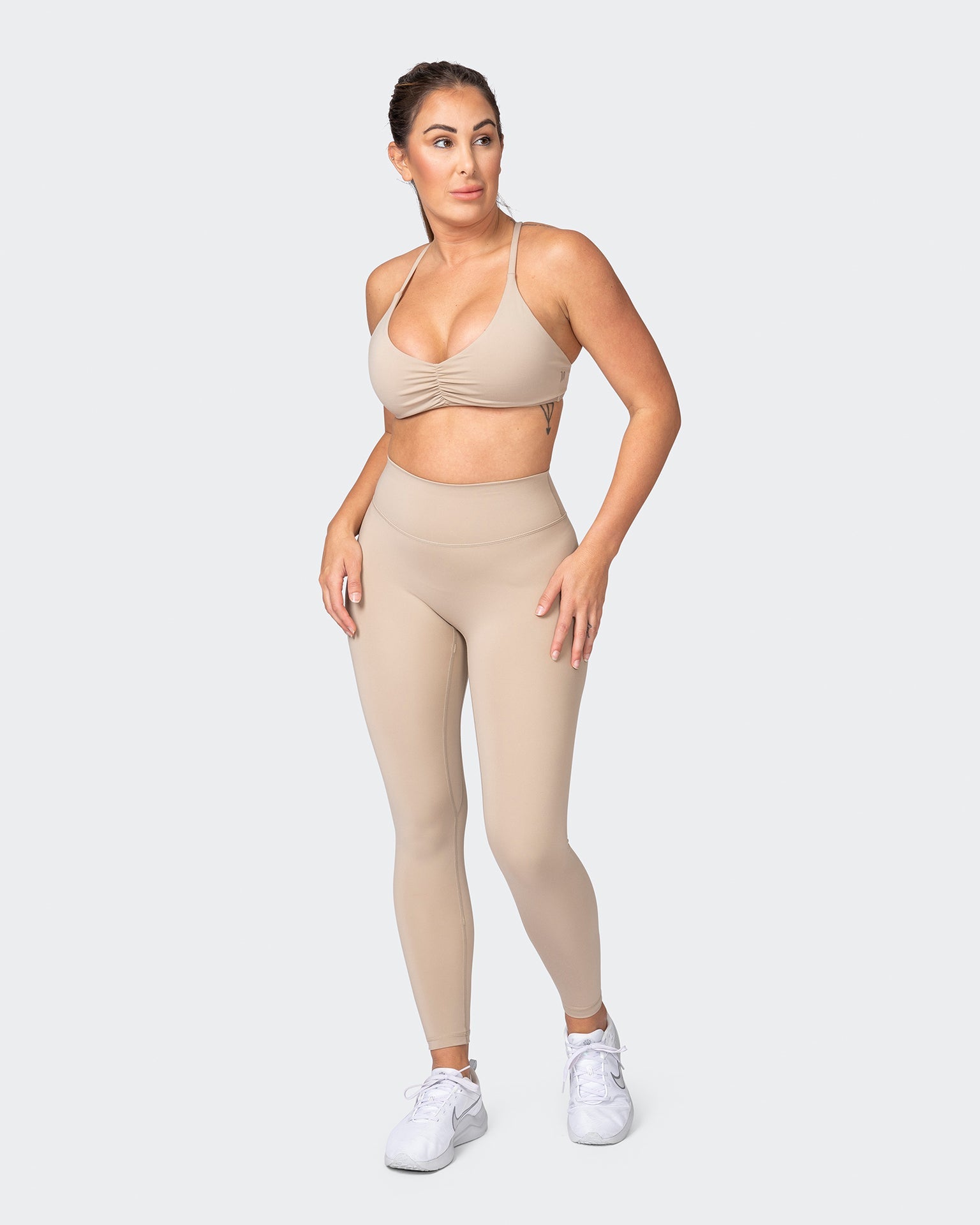 musclenation Sports Bras Millie Bralette - Bone