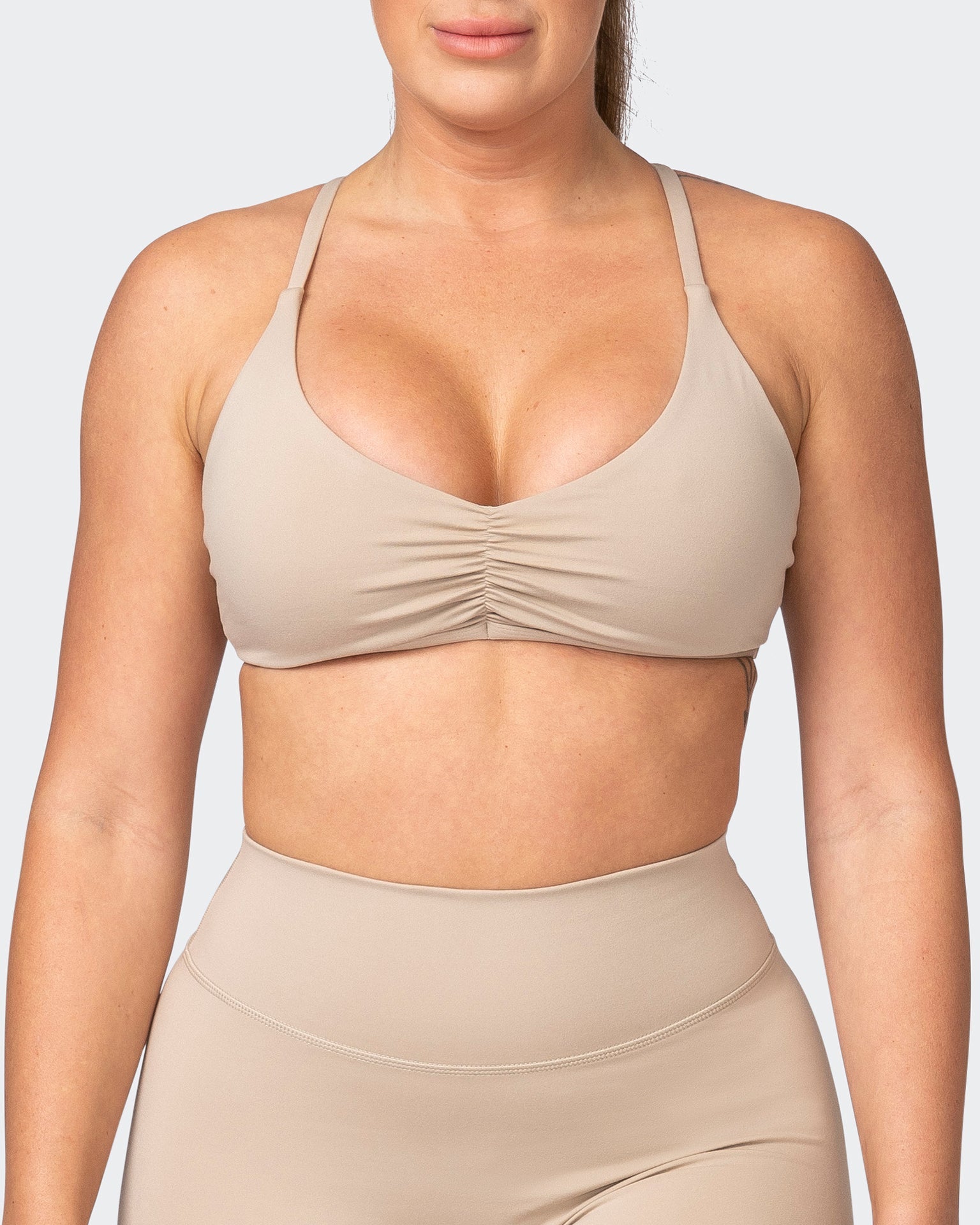 musclenation Sports Bras Millie Bralette - Bone