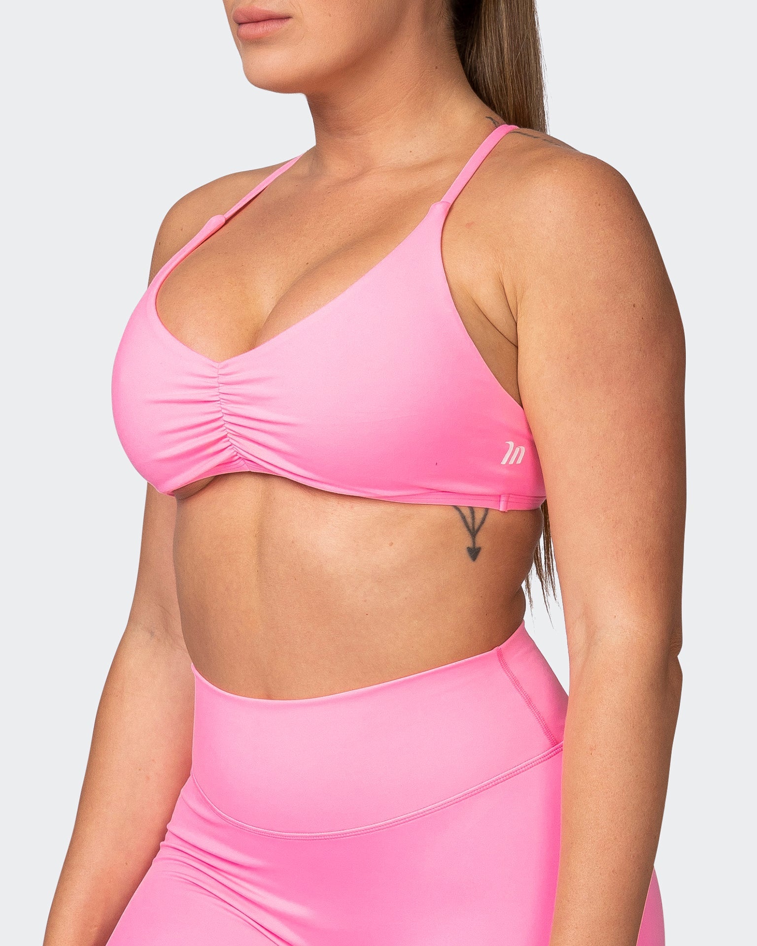 musclenation Sports Bras Millie Bralette - Shocking Pink