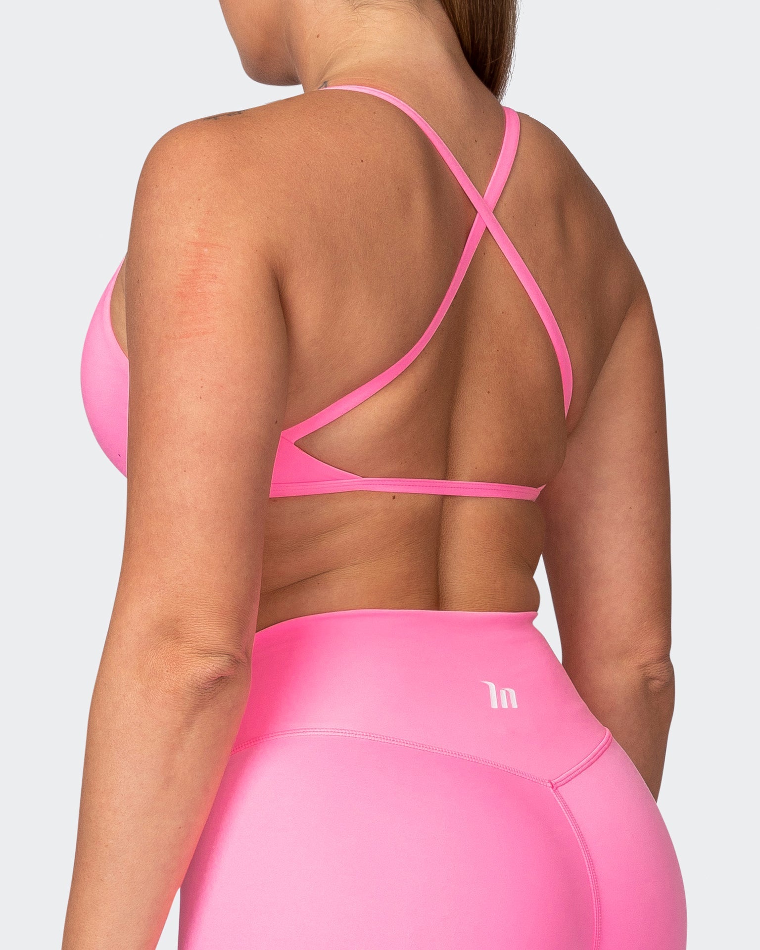musclenation Sports Bras Millie Bralette - Shocking Pink