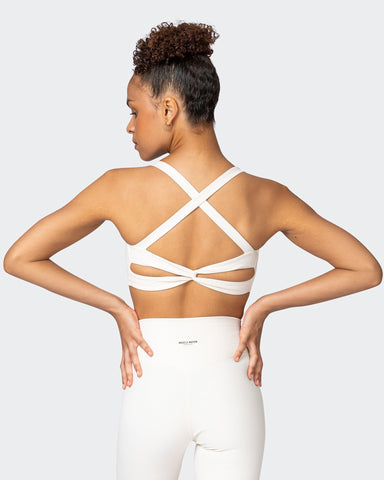 musclenation Sports Bras Twist Rib Bra - Dew Everyday Support